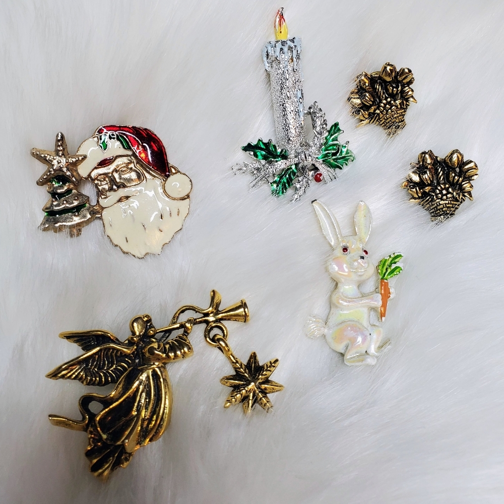 Pin holiday vintage set